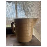 Dairy Island Advertiser stoneware Pitcher