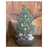 Cast Christmas Tree Door Stop