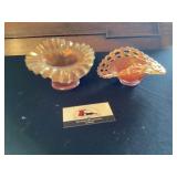 Marigold carnival glass
