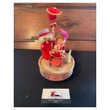 Vintage Christmas music box marked Japan