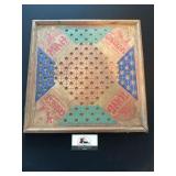 Vintage Chinese checkers game board