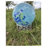 Gazing Ball w/ Stand