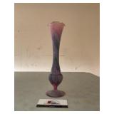 Satin Glass Bud Vase