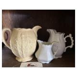 Three Ceramic Pitchers
