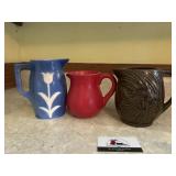 Three Vintage Pitchers