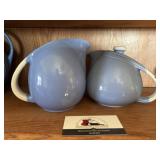 Two Hall Teapots