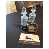 Ornate cruet set
