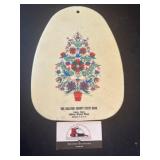 Leon, IA advertising cutting board