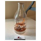 Alamito Glass Milk Jug