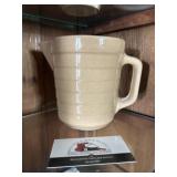 Stoneware Pitcher Winterset Advertiser