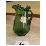 Painted Ruffle Pitcher