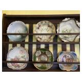 Misc Glassware Serving Dishes.  Shelf not included