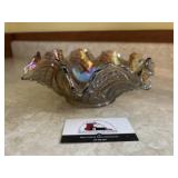Ruffled Carnival Glass