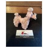 Vintage pink Lefton poodle