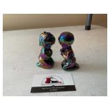 Fenton Amethyst Iridescent Carnival Glass Figures