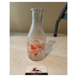 Bunshill Dairy Farm Cedar Falls Iowa Milk Bottle