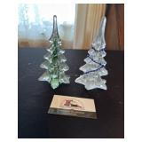 Glass Christmas trees