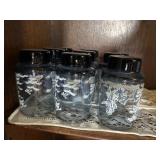 Libby Mary Gregory Blue Glassware
