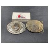 Dirt Rider and Stone Belt Buckle