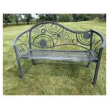 Metal Park Bench