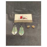 Vince Camuto Earrings and Sun Earrings marked 925