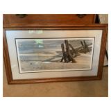 Framed wildlife print