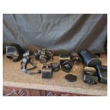 Minolta Camera with Lenses