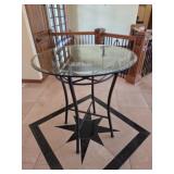 Metal and Glass Table