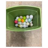 Bucket of golf balls