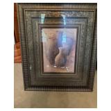 Framed wall decor