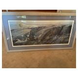 Framed wildlife print