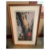 Framed Cardinal wall decor