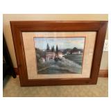 Framed wall decor