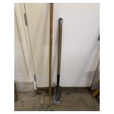 Hoe  and shovel