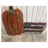 Wooden out door decor
