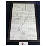 Framed map