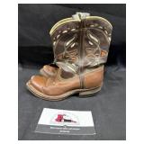 Vintage little kids cowboy boots