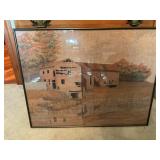 Framed wall decor