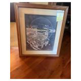 Native American framed print