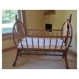 Vintage Wooden Crib