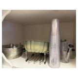 Bunt pan and misc kitchen