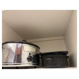 Enamel pans and crock pot