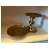 Brass candle holders