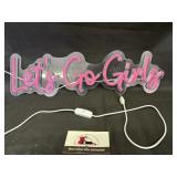 Letï¿½s Go Girls Modern Neon