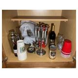 Cabinet of Bar Supplies