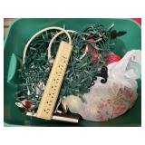Tote of Christmas lights