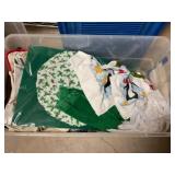 Tote of Christmas decor