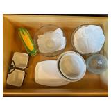 Corning, bowls and misc kitchen