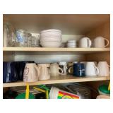 Plates, cups, dishes