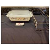 Pyrex golden acres baking dish